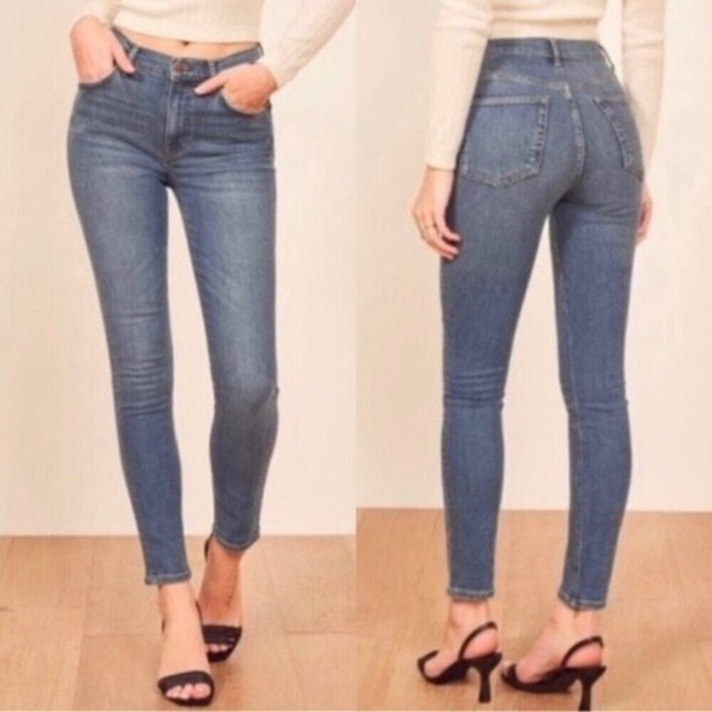 Reformation High & Skinny Jeans Size 25